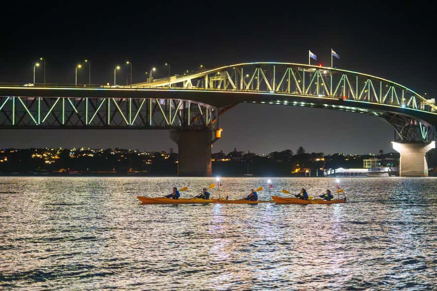Auckland: City Lights Night Kayak Tour - Setting out from Z Pier near St Mary’s Bay