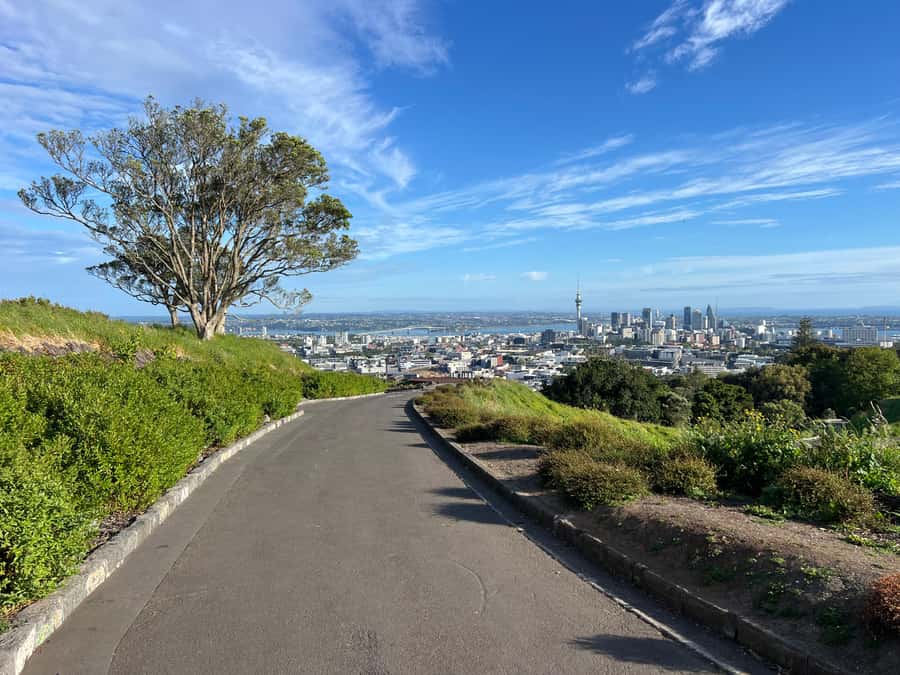 AUCKLAND: Half-Day CITY HIGHLIGHTS TOUR - Mt.Eden, Tamaki Dr - Crossing the Harbour Bridge and passing the Sky Tower