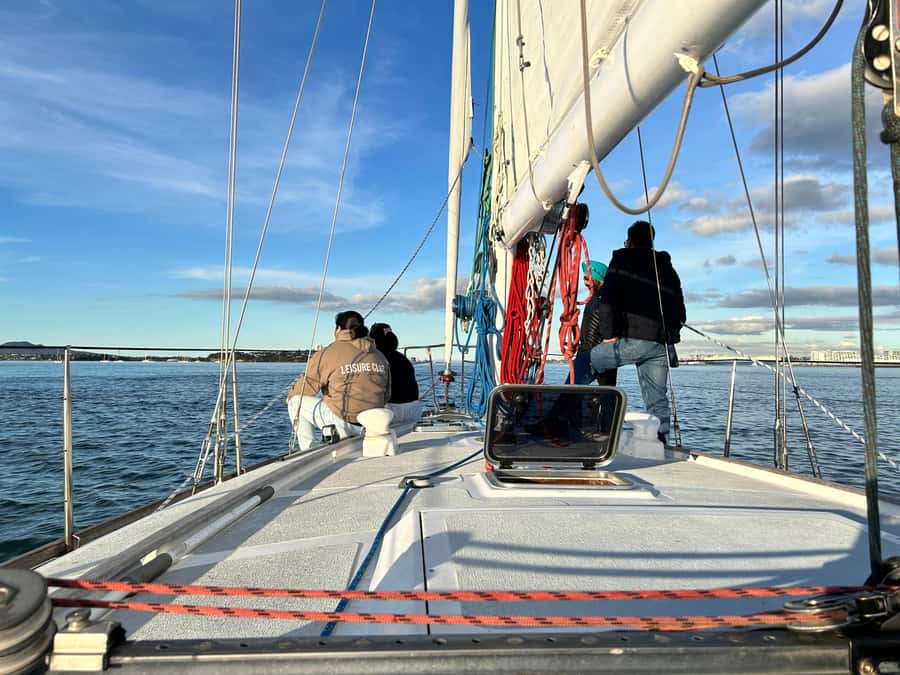 Auckland Harbour 1.5-Hour Sailing Cruise - Coffee, weather, and comfort onboard