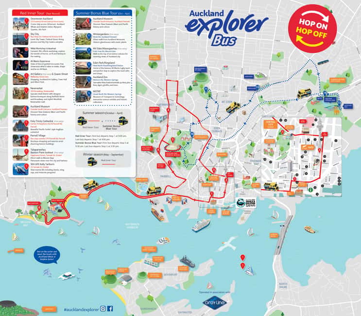 Auckland: Hop-On Hop-Off Explorer Bus Ticket - FAQ