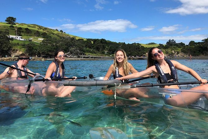 Clearyak hire at Goat Island Marine Reserve - Getting settled in the Clearyak