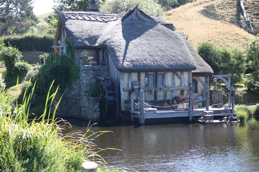 From Auckland: Hobbiton Afternoon Tour - Walking through the Hobbiton Movie Set