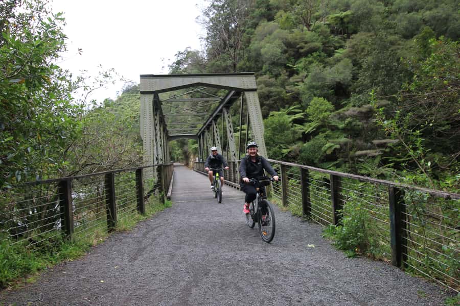 Full Day Ebike Tour - Karangahake Gorge NZ - Why Karangahake Gorge makes such a good e-bike day