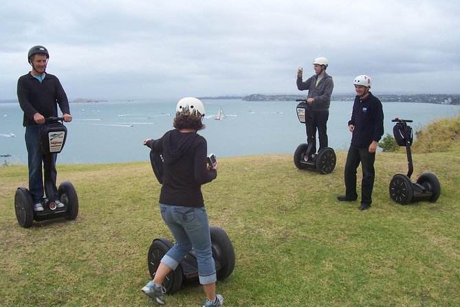 Guided North Head Fort Segway Tour in Devonport Auckland - Getting comfortable on the Segway