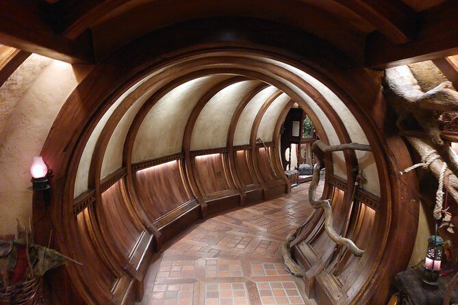 Hobbiton Afternoon Tour in Luxury Minibus from Auckland - Walking through Hobbiton’s movie set