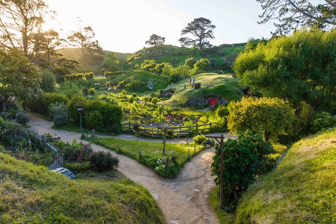 Hobbiton & Waitomo Caves Guided Day Trip from Auckland incl lunch - Hobbiton Movie Set: more than a few round doors