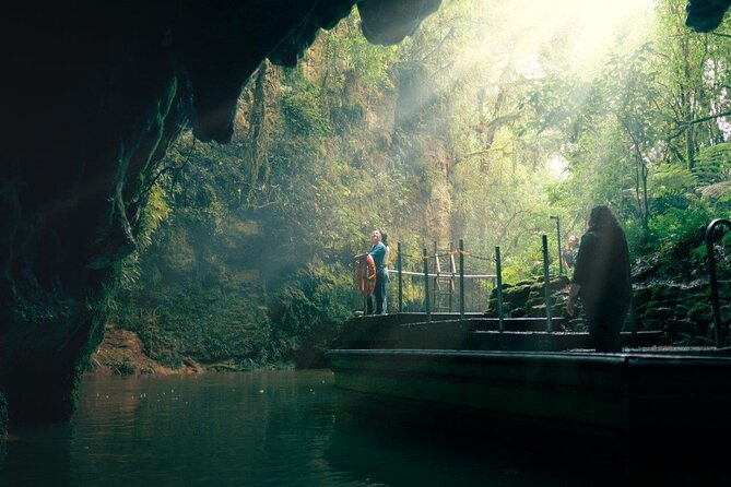 Hobbiton & Waitomo Caves Small-Group Tour W Lunch from Auckland - Waitomo Glowworm Caves: an underground change of mood