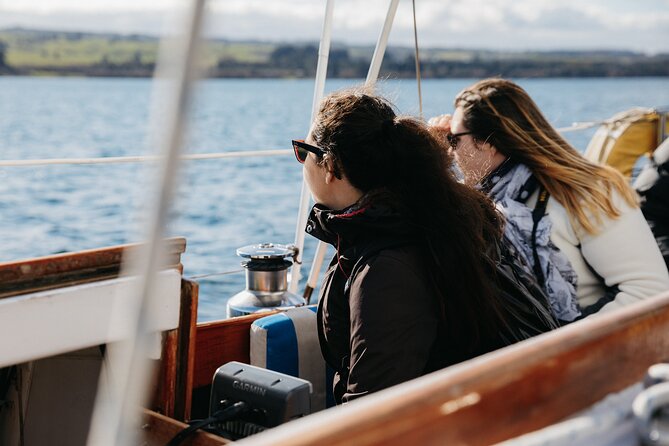 Lake Taupō Private Day Tour from Auckland to Māori Rock Carvings - The Mine Bay cruise: what you actually do on the water