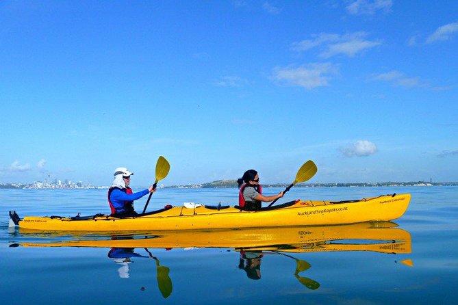 Motukorea / Browns Island Sea Kayak Journey - Tea, coffee, and a simple island break