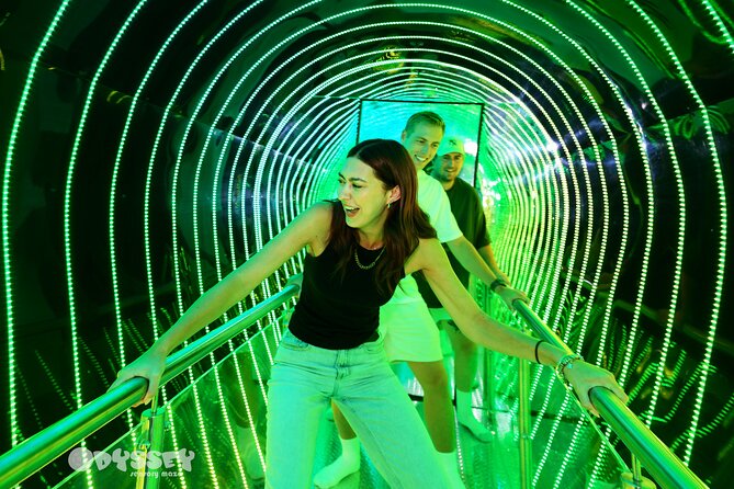 Odyssey Sensory Maze Entry Auckland Ticket - The entrance briefing and locker room