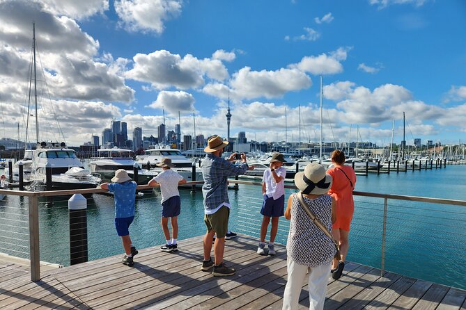 Private Auckland best Spots + Piha beach and rainforest day Tour - Westhaven Marina and Auckland’s boating side