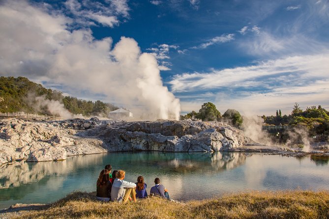 Private Tour From Auckland to Rotorua & Waitomo Glowworm Caves, Small group - Three hours at Te Puia in Rotorua