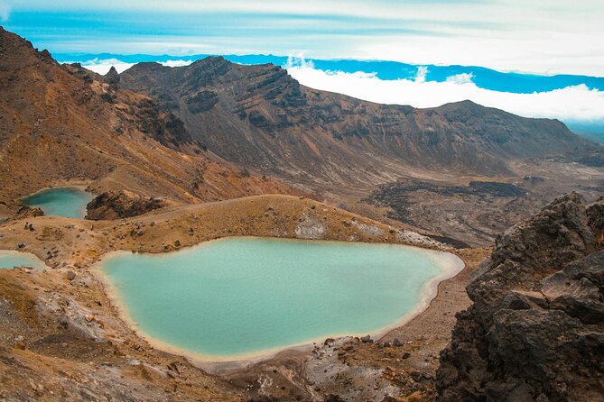 Tongariro Crossing : PRIVATE TRANSFER Leaving AUCKLAND - The Soda Springs option for a shorter day
