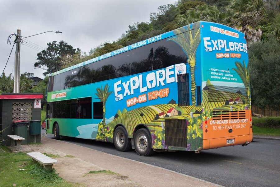 Waiheke Island: Ferry & Hop-On Hop-Off Explorer Bus Tickets - Wine stops from Mudbrick to The Batch