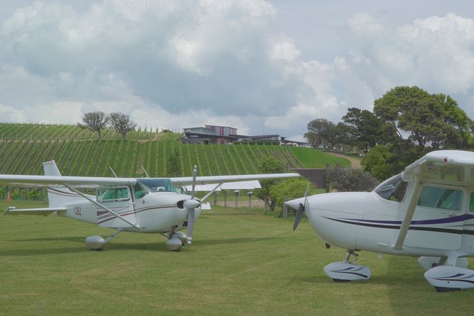 Waiheke Island - Fly and Dine (from North Shore Airport) - Landing at Waiheke Wings