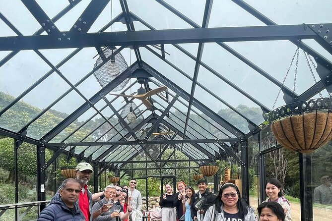 Waiheke Island Wine Tour with Scenic Vineyards & Tastings - Mudbrick Winery and the big scenic finish