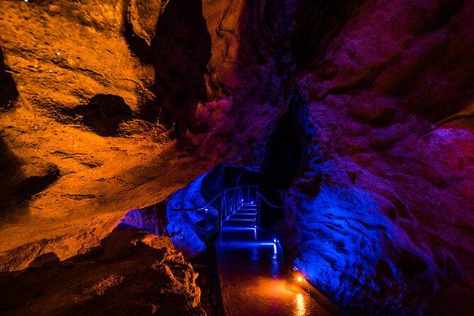 Waitomo Glowworm & Ruakuri Twin Cave Experience - Small Group Tour From Auckland - Walking through Ruakuri Cave
